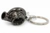CK-BR001BC Turbine keychain (black chrome)
