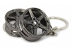 CK-BR053BC MB wheel keychain (black chrome)