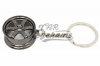 CK-BR055BC TE37 wheel keychain (black chrome)