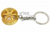 CK-BR055G TE37 wheel keychain (gold)