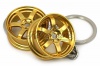 CK-BR055G TE37 wheel keychain (gold)