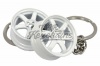 CK-BR055W TE37 wheel keychain (white)