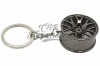 CK-BR057BC 0.01 wheel keychain (black chrome)