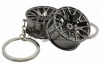 CK-BR057BC 0.01 wheel keychain (black chrome)