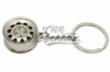 CK-BR058SM Wide steel wheel keychain (silver matte)
