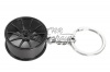 CK-BR060BC 10-arms wheel keychain (black chrome)