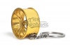 CK-BR060G 10-arms wheel keychain (gold)