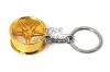 CK-BR062G 2PC wheel keychain (gold)