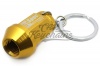 CK-BR201G D1 wheel nut keychain (gold)