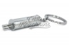 CK-BR203 Simple muffler keychain (chrome)