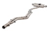 Dual 2.5 inch-3 inch Cat-Back System Varex Muffler, 304 Stainless Steel