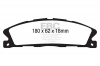EBC DP1886 standaard Remblokken