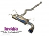Invidia Cat-back exhaust Q300tl single exit - SBCB-0801Q-Ti - Subaru Impreza WRX