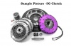 KFD23681-3G Xtreme Performance - 230mm Organic Triple Plate Clutch Kit Incl Flywheel & CSC