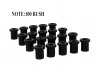 Leaf Spring - Eye and Shackle Bushing Kit