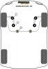Lower Rear Engine Mount Bush - Fast Road/Track - Diagr. REF: 20