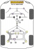 Rear Subframe Front Mounting Bush Anti-Squat (Fast Road) - Diagr. REF: 19