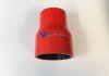Rechte Reducer Polyester 63-60mm Rood