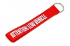 Short Lanyard - Attention: Low Vehicle - red