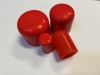 Silicone Plug 8mm Rood