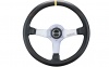 Sparco Sportstuur R345 Monza - Leer/Zilver