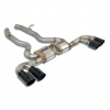 SS049146 - Supersprint Rear exhaust Race Right OO90 + Left OO90 Gun Metal Grey