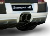 SS350426 - Supersprint Endpipes kit OO120Central exit(For OEM rear bumper)