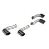 SS350936 - Supersprint Endpipe kit Right OO100 - Left OO100 Gun Metal Grey