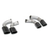 SS442437 - Supersprint 4 Endpipe kit Right - Left 120x80 Gun Metal Grey