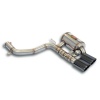 SS451527 - Supersprint Rear exhaust Right Gun Metal Grey, with valve