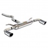 SS521704 - Supersprint Connecting pipe + rear exhaust Right O90 - Left O90