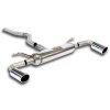 SS522104 - Supersprint Connecting pipe + rear exhaust Right O90 - Left O90