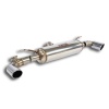 SS522424 - Supersprint Rear exhaust Right O100 - Left O100 with valve