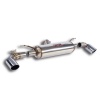 SS523444 - Supersprint Rear exhaust Right O100 - Left O100 with valve
