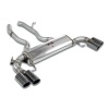 SS525536 - Supersprint Rear exhaust Right Gun Metal Grey OO90 - Left OO90 with valve