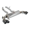SS525576 - Supersprint Rear exhaust Right Gun Metal Grey OO90 - Left OO90 with valve