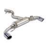SS525624 - Supersprint Rear exhaust Right O100 - Left O100 with valve