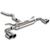SS527226 - Supersprint Connecting pipe + rear exhaust Right OO90 - Left OO90