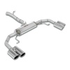 SS528026 - Supersprint Connecting pipe + rear exhaust Right OO90 - Left OO90