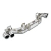 SS532326 - Supersprint Rear exhaust right - left with valves, 4 endpipes OO 100
