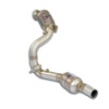 SS724891 - Supersprint Downpipe Left + double metallic catalytic converterWith bungs for the pressure sensor