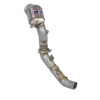 SS725021 - Supersprint Downpipe Right + Metallic pre-catalytic converterDeletes the secondary catalytic + GPF