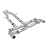 SS725134 - Supersprint X-Pipe Rear exhaust with valves