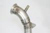 SS725381 - Supersprint Downpipe Left + Metallic catalytic converter(Replaces pre-catalytic converter + GPF)With bungs for the pressure sensor / EGT