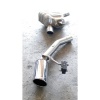 SS767224 - Supersprint Rear pipe Left O100(Muffler delete)