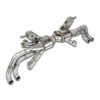 SS768334 - Supersprint Rear exhaust Racing Right - Left 4 exits(Deletes the stock, secondary catalytics - fits to the stock endpipes)-14,0 Kg