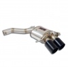 SS779007 - Supersprint Rear exhaust Right 100x75 Gun Metal Grey