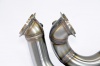 SS789631 - Supersprint Turbo downpipe kit Right - Left without expansion joints(Replace pre-catalytic converter)