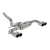 SS833336 - Supersprint Rear exhaust right - left with valve, 4 endpipes O 90