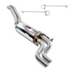 SS840304 - Supersprint Centre pipes kit + rear exhaust, with S-Bend tips
